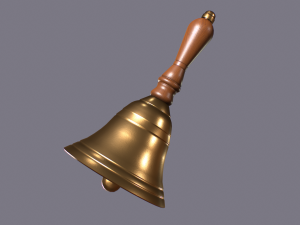 Hand Bell 3D 모델