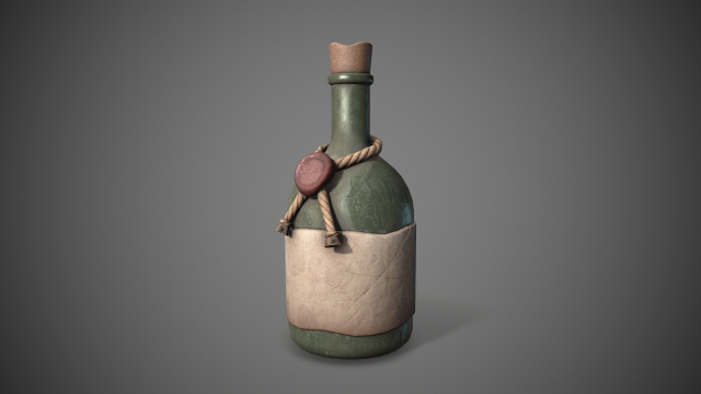 Bottle Modèle 3D .c4d .max .obj .3ds .fbx .stl .blend 