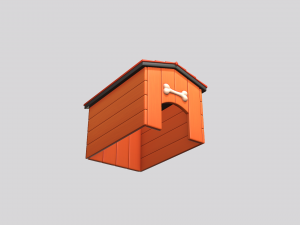 Dog House Cartoon 3D 모델