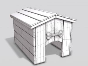 Dog House Cartoon 3D 모델