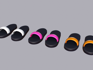 Cartoon Shoes 3D Model
