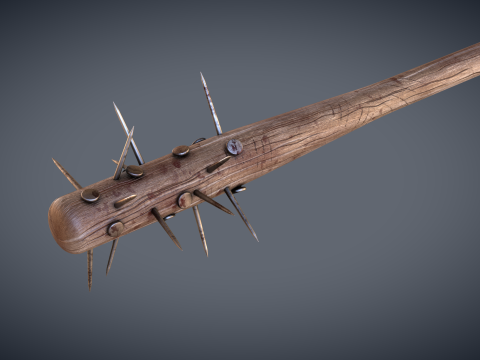 Spiked Baseball Bat 3D 모델