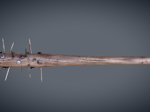 Spiked Baseball Bat 3Dモデル