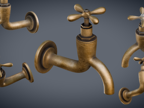 Old Faucet 3Dモデル