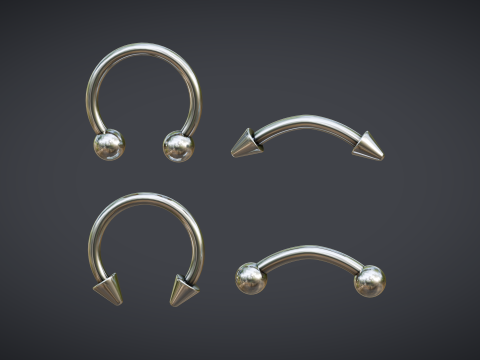 Piercings 3D 모델