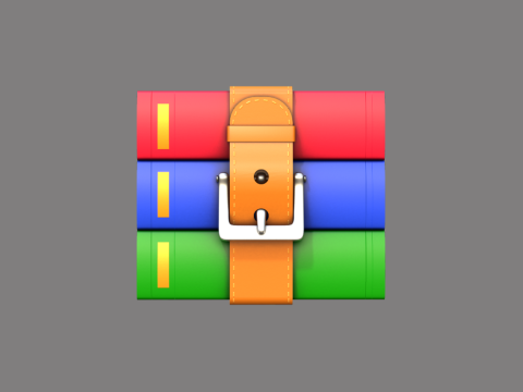 Winrar Book Icon 3D Модель