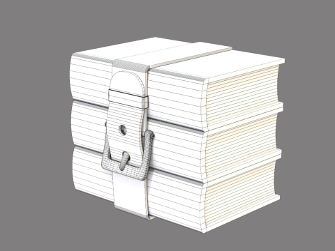 Winrar Book Icon 3D Модель