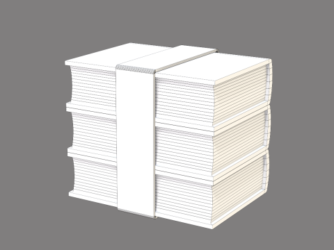 Winrar Book Icon 3D Модель