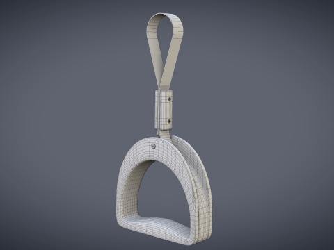 Bus Handle Hand Grip Modello 3D