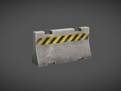 Street Barriers 3D 模型