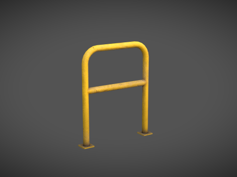 Street Barriers 3D 模型