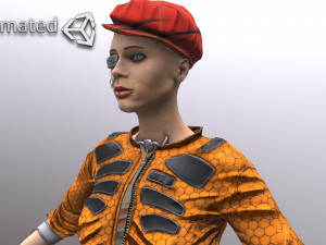 prototype girl 3D 모델