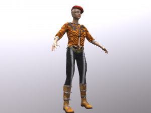 prototype girl 3D 模型