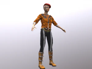prototype girl 3D Model