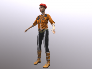 prototype girl 3D 模型