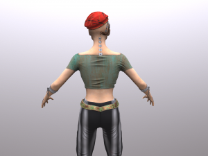 prototype girl 3D 模型