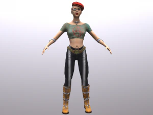 prototype girl 3D Model