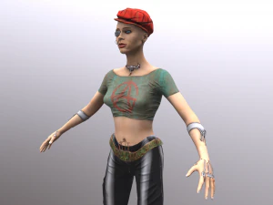 prototype girl 3D Model
