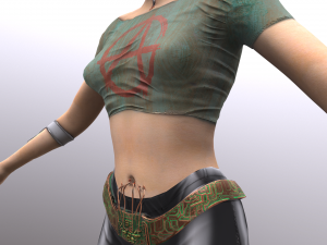 prototype girl 3D 模型