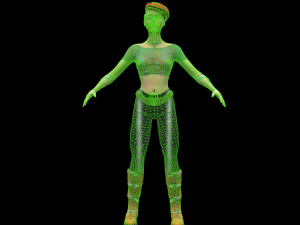 prototype girl 3D 模型