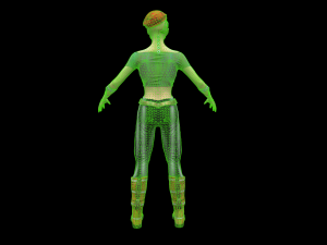 prototype girl 3D 模型