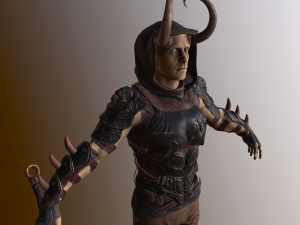 fallen druid 3D 모델