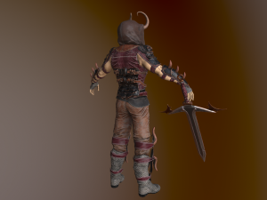 fallen druid 3D 모델