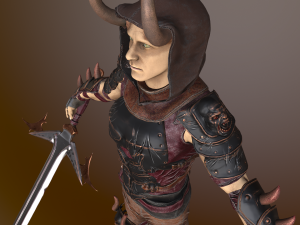 fallen druid 3D 모델