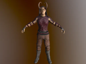 fallen druid 3D Model