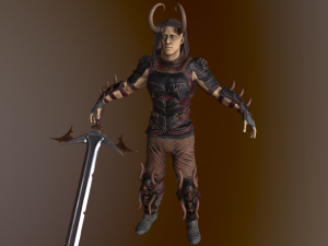 fallen druid 3D 모델