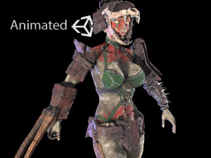 ormandaki ork kadını 3D Model