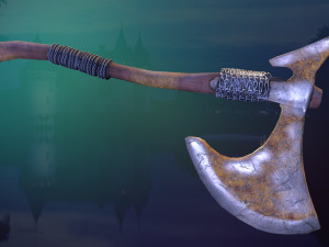 five old axes 3D Model