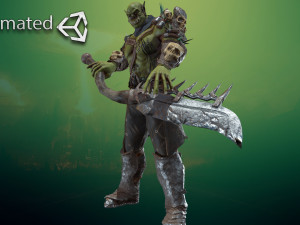 orc warrior Modelo 3D