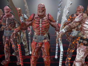 hell warrior 3D 模型
