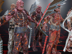 hell warrior 3D 模型