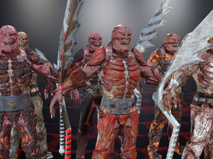 hell warrior 3D 模型