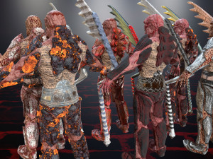 hell warrior 3D 模型