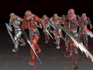 hell warrior 3D 模型