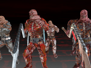 hell warrior 3D 模型
