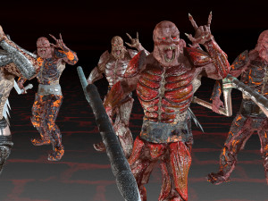 hell warrior 3D 模型
