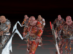 hell warrior 3D 模型