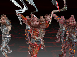 hell warrior 3D 模型