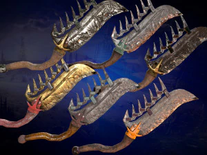 &ouml;l&uuml;m baltası 3D Model