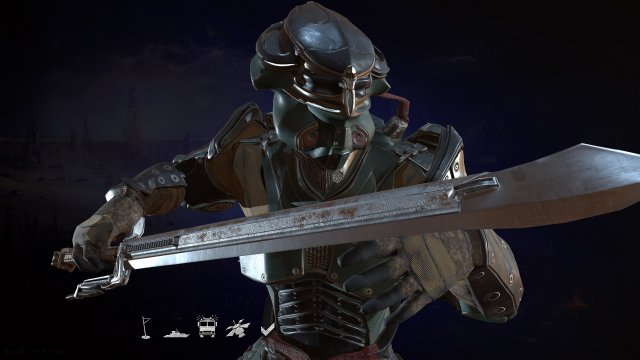modern knight 3D Model .c4d .max .obj .3ds .fbx .stl .blend 
