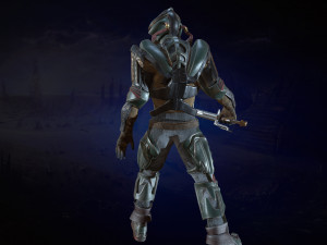 modern knight 3D Model