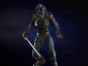 modern knight 3D Model