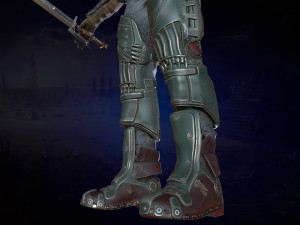 modern knight 3D Model