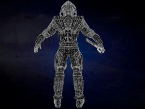 cavaliere moderno Modello 3D