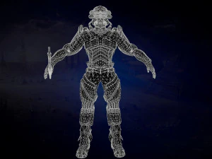 cavaliere moderno Modello 3D