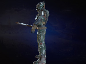 modern knight 3D Model